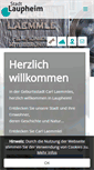 Mobile Screenshot of laupheim.de